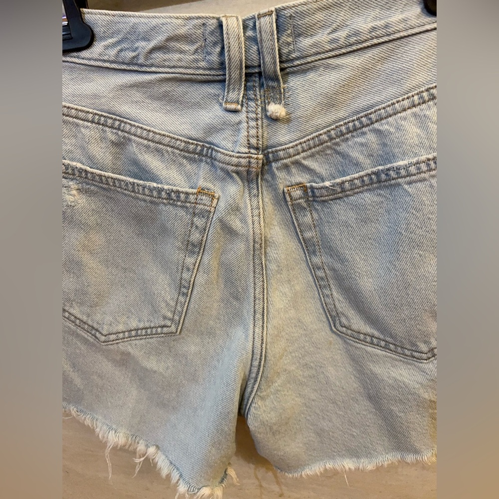 We the Free “Now Or Never” distressed denim shorts by Free People - Picture 9 of 15